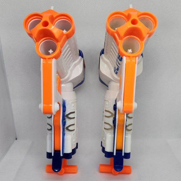 NERF N-STRIKE ELITE TRIAD EX-3 Blaster Lot Of 2 Working Used - Picture 7 of 10